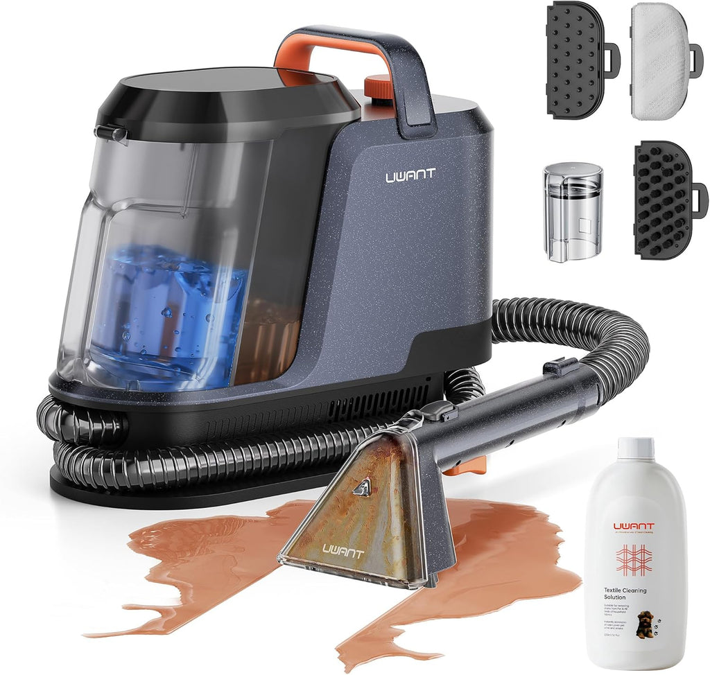 Cubey SteamLift portable carpet and upholstery cleaner, front view