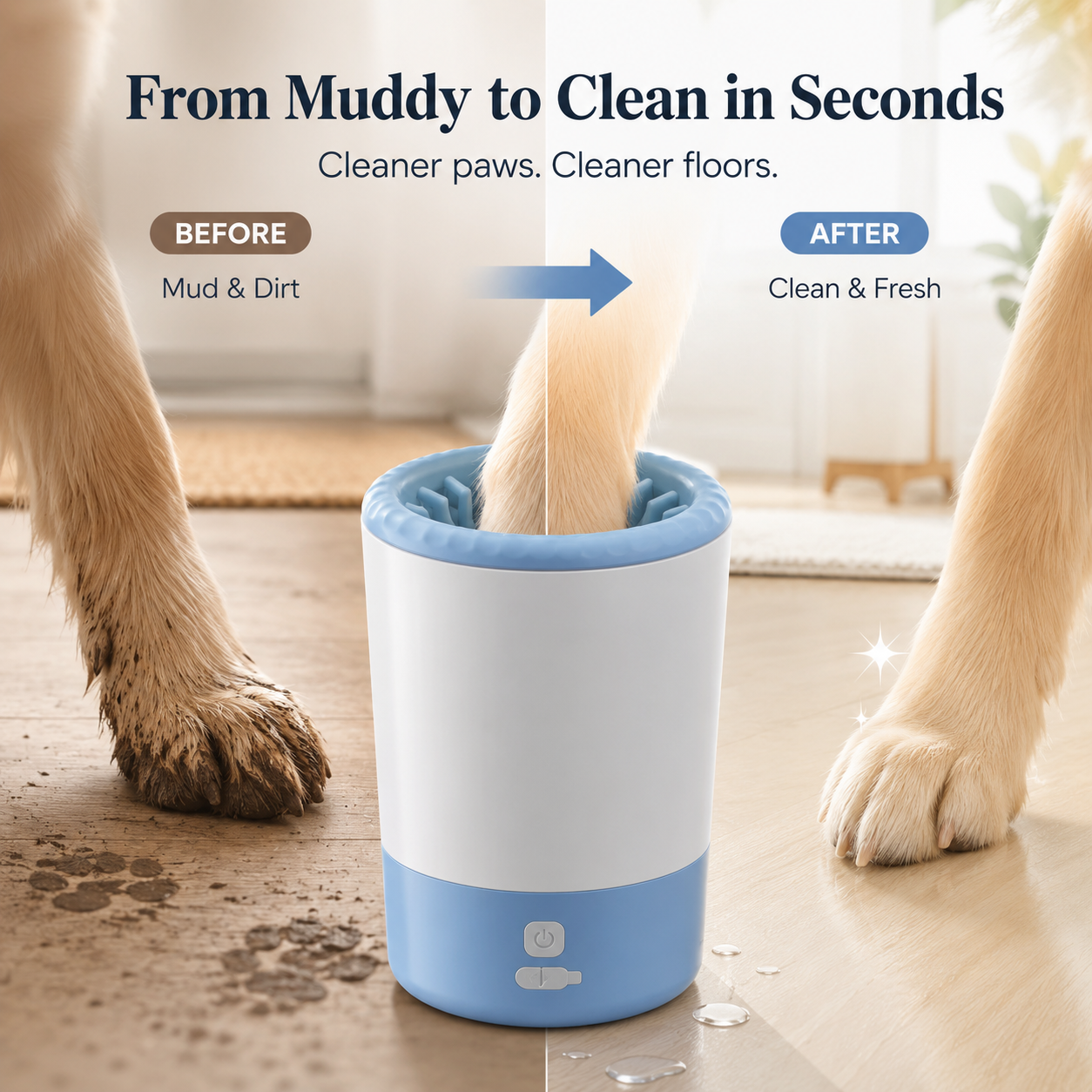 Cubey PawSpa – Automatic Dog Paw Cleaner