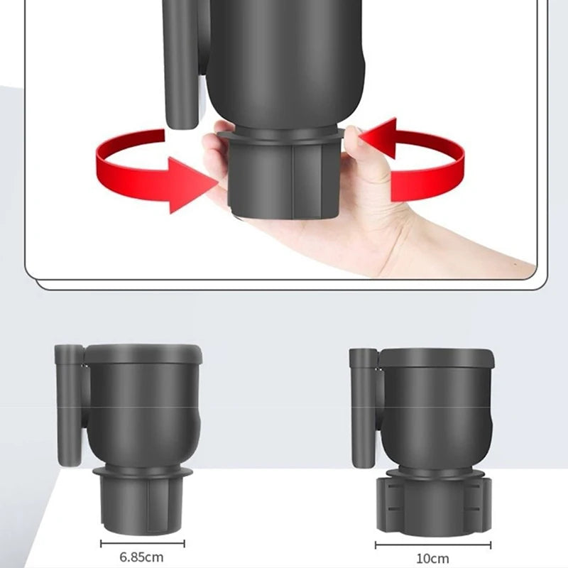 Cubey CupMate – 2-in-1 Car Cup Holder Organizer
