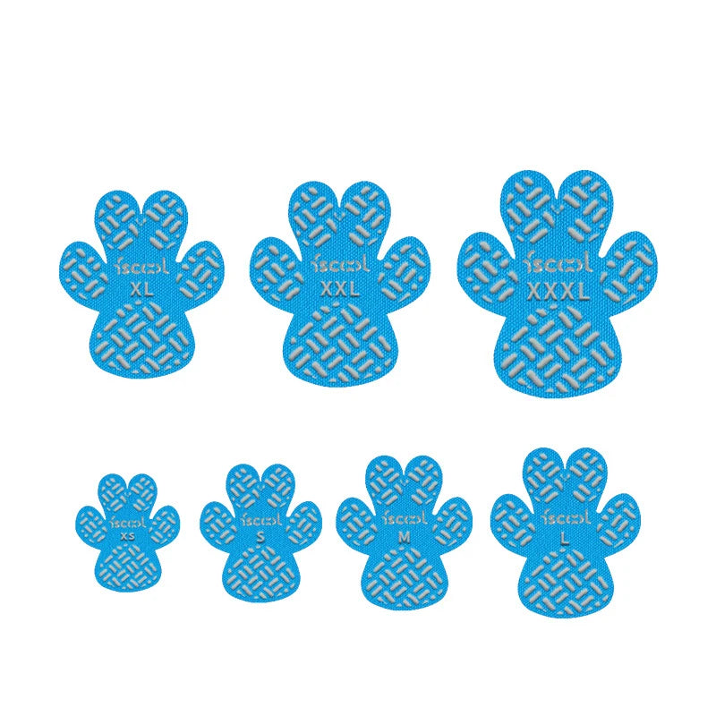 Comfortable adhesive paw pads for daily dog walking routines