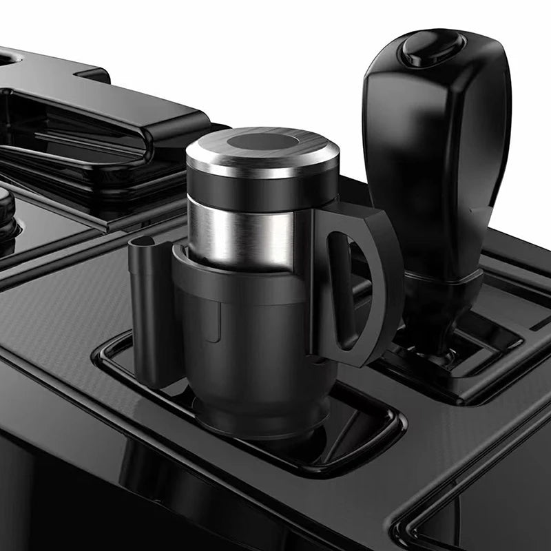 Cubey CupMate – 2-in-1 Car Cup Holder Organizer