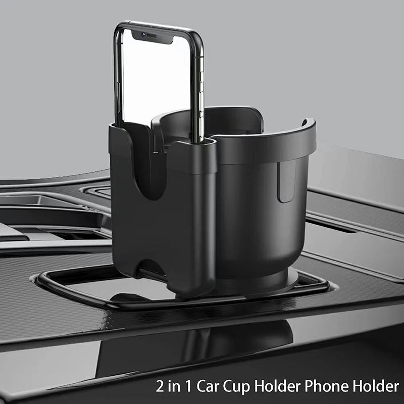 Cubey CupMate – 2-in-1 Car Cup Holder Organizer