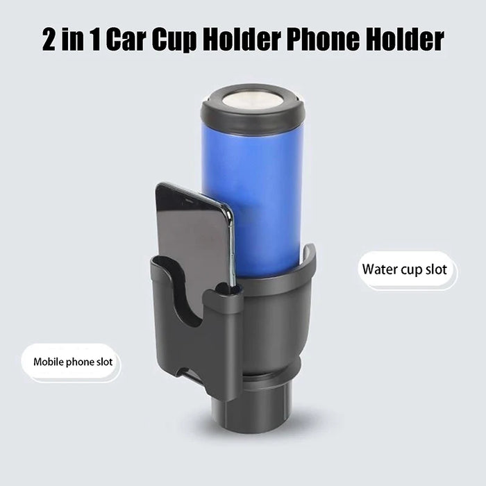 Cubey CupMate – 2-in-1 Car Cup Holder Organizer