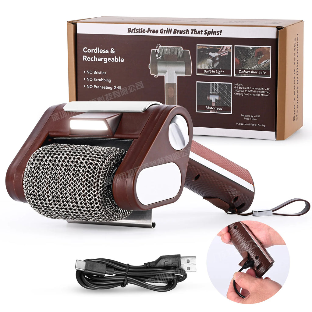 Cubey RoboScrub grill maintenance accessory for BBQ cleaning