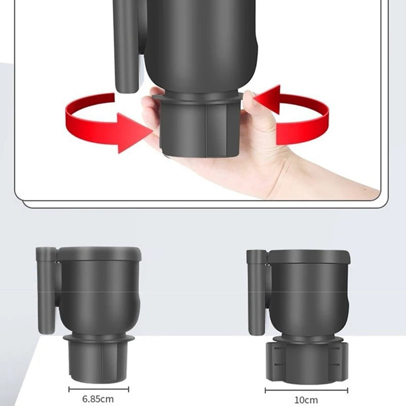 Cubey CupMate – 2-in-1 Car Cup Holder Organizer